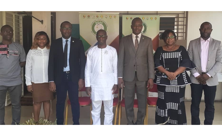SOAC - Visite de M. Gustave DIASSO, Représentant Résident de la Commission de l’UEMOA en République de Côte d’Ivoire