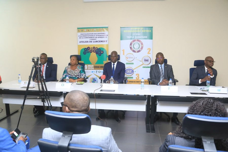 SOAC  : Atelier de lancement du projet de digitalisation des systèmes d'accréditation et d'évaluation de la conformité en Afrique de l'Ouest