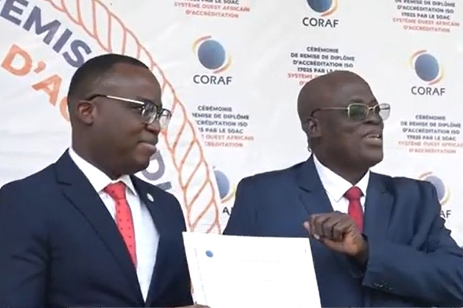 SOAC  : La CORAF reçoit son diplôme d’accréditation SOAC
